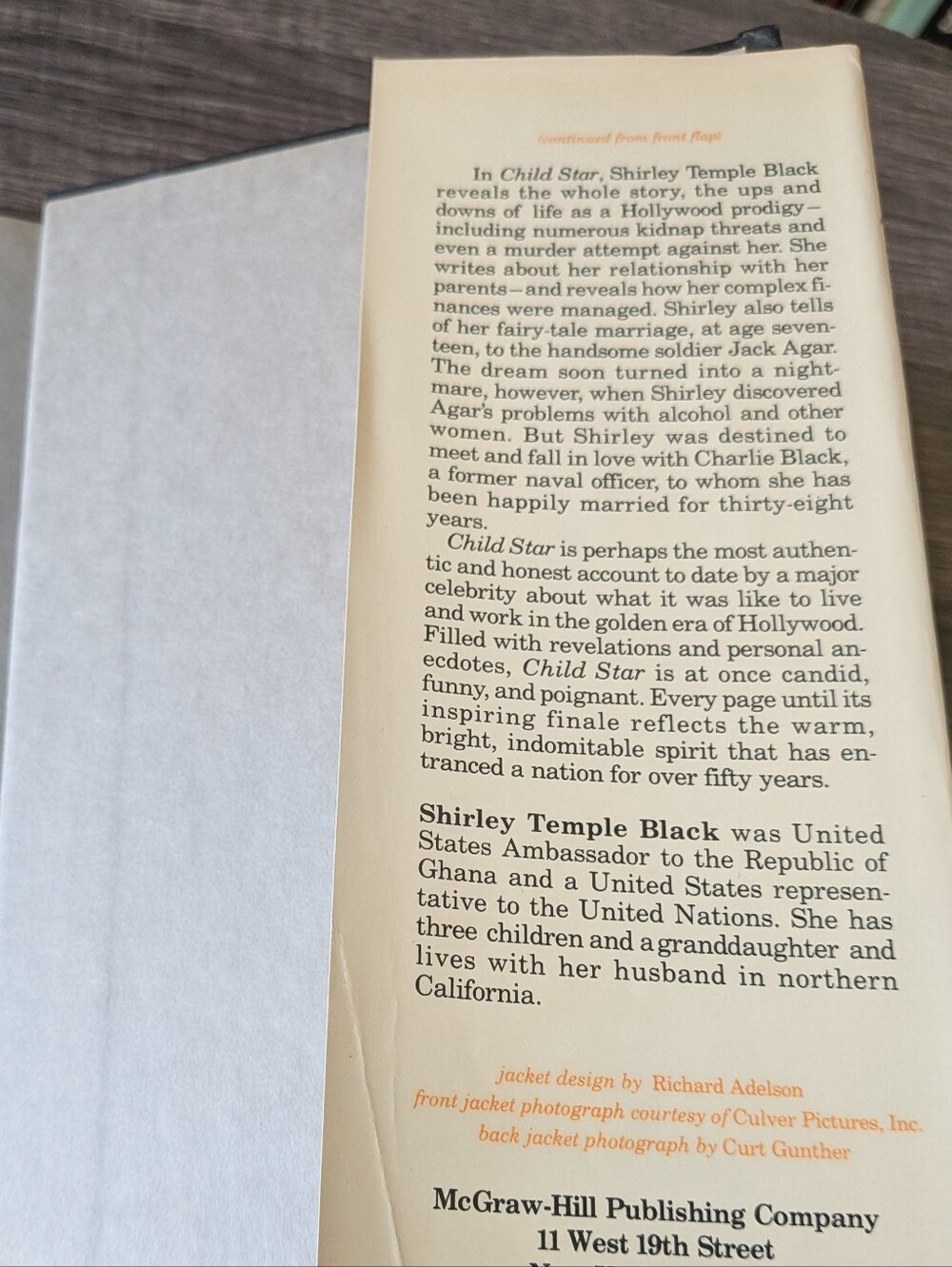 Star Child By Shirley Temple Black Hardcover - Picture 7 of 9